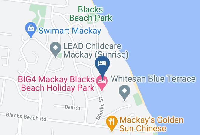 Mackay - Comfort Resort Blue Pacific Maps