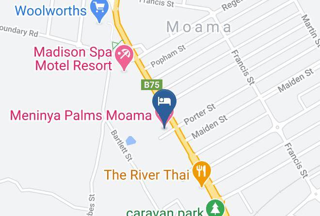 Meninya Palms Moama Map
