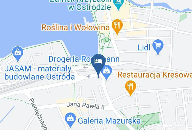 Ostrodzki - Comfort Space City Center At The Lake Maps