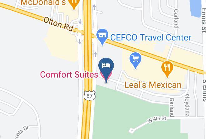 Hale - Comfort Suite Plainview Maps