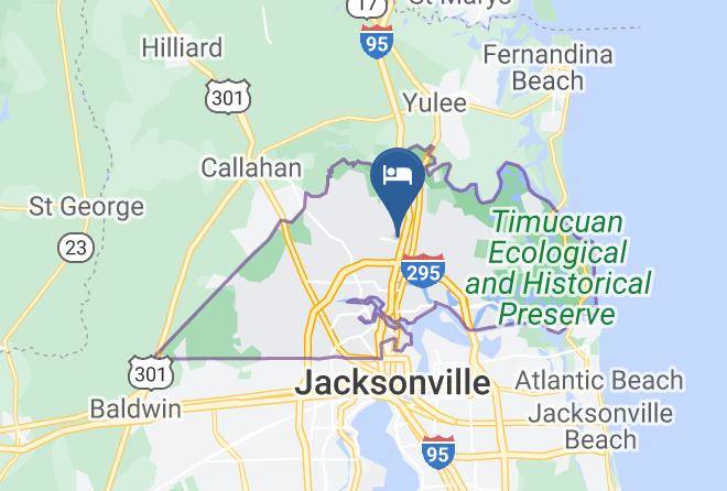 Duval - Comfort Suites Airport Jacksonville Maps