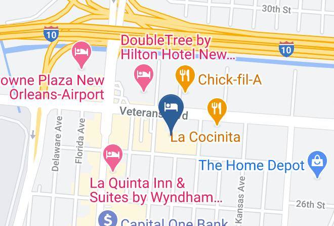 Jefferson Par - Comfort Suites Airport Kenner Maps