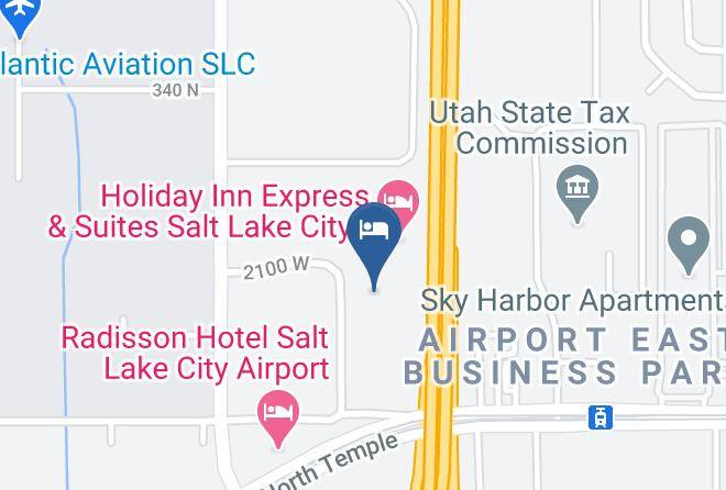 Salt Lake - Comfort Suites Airport Maps