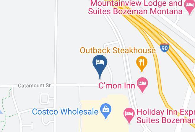 Gallatin - Comfort Suites Airport University Bozeman Maps