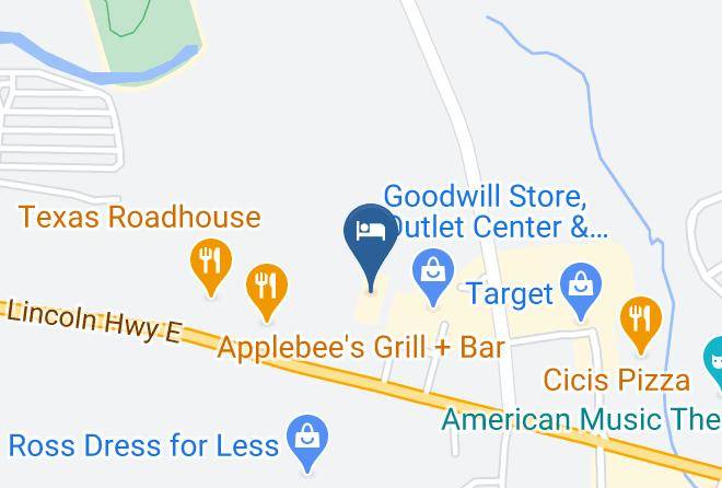 Comfort Suites Amish Country Map