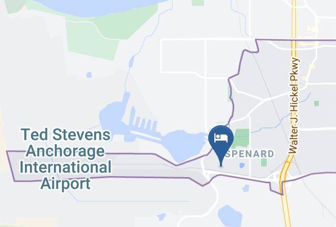 Anchorage Borough - Comfort Suites Anchorage International Airport Maps
