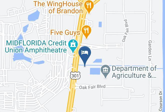 Hillsborough - Comfort Suites At Fairgrounds Casino Maps