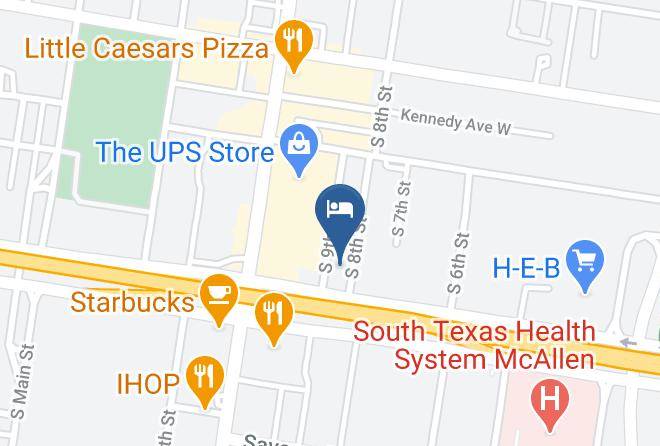 Hidalgo - Comfort Suites At Plaza Mall Maps