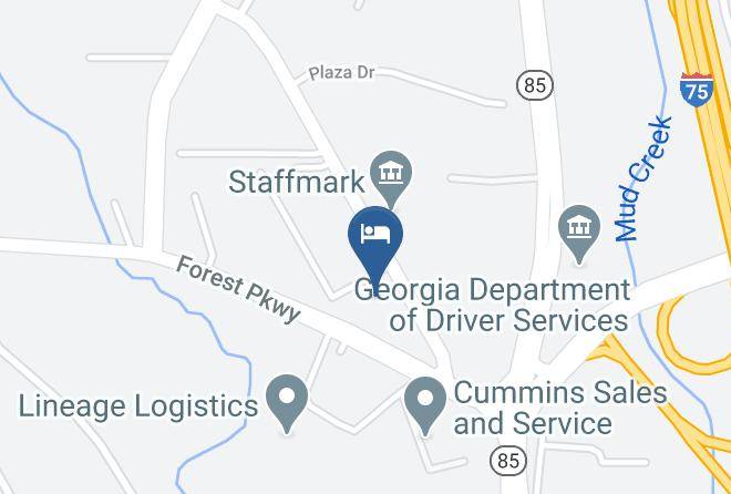 Clayton - Comfort Suites Atlanta Airport Maps