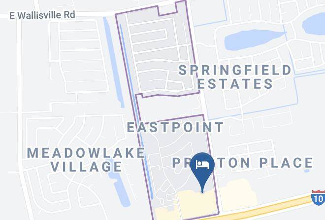 Comfort Suites Baytown I 10 Map