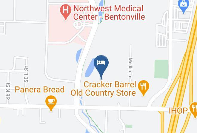 Benton - Comfort Suites Bentonville Rogers Maps