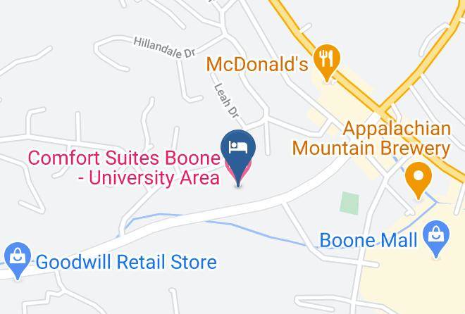 Watauga - Comfort Suites Boone University Area Maps