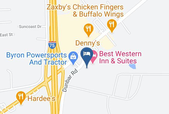 Peach - Comfort Suites Byron Warner Robins Maps