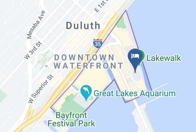 St Louis - Comfort Suites Canal Park Maps