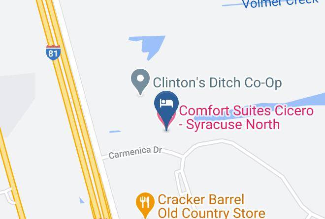 Onondaga - Comfort Suites Cicero Syracuse North Maps