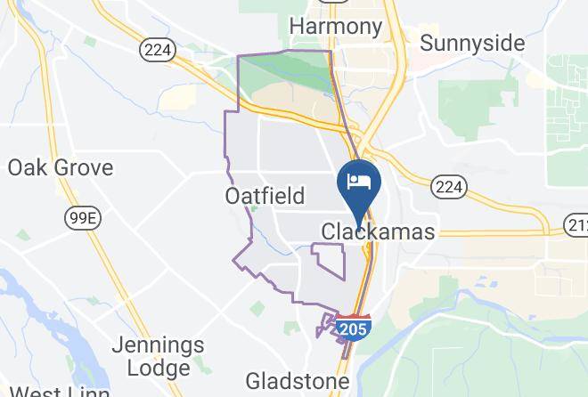 Clackamas - Comfort Suites Clackamas Maps