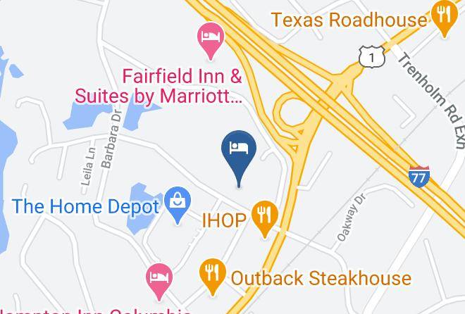 Richland - Comfort Suites Columbia Northeast Fort Jackson Maps