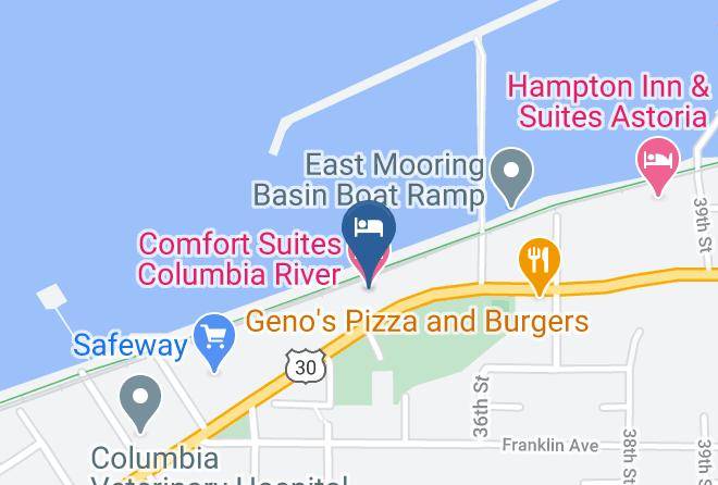 Clatsop - Comfort Suites Columbia River Maps
