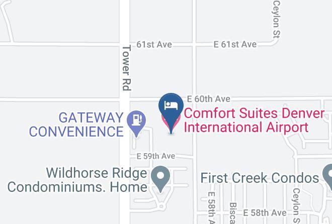Denver - Comfort Suites Denver International Airport Maps