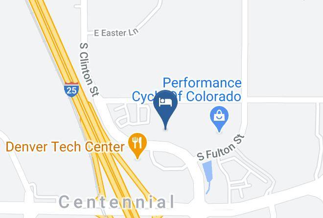 Comfort Suites Denver Tech Center Map