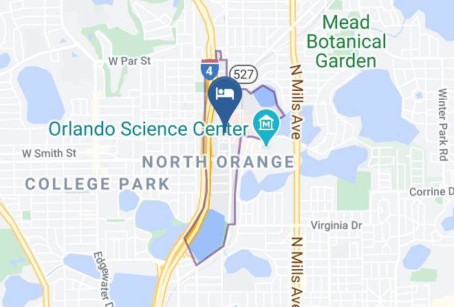 Orange - Comfort Suites Downtown Maps
