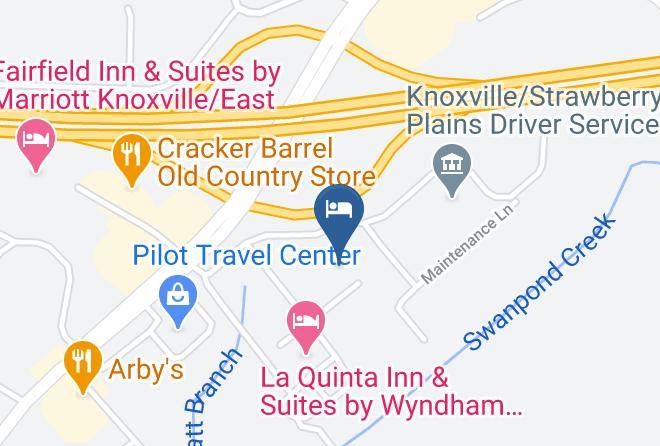 Knox - Comfort Suites East Knoxville Maps