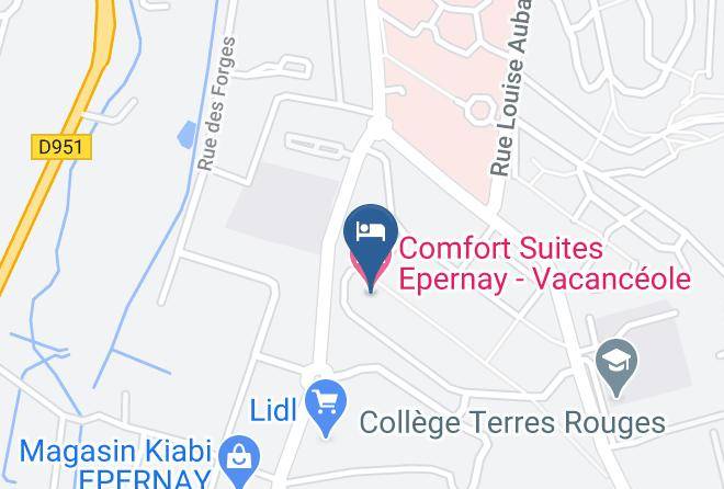 Marne - Comfort Suites Epernay Vacanceole Maps