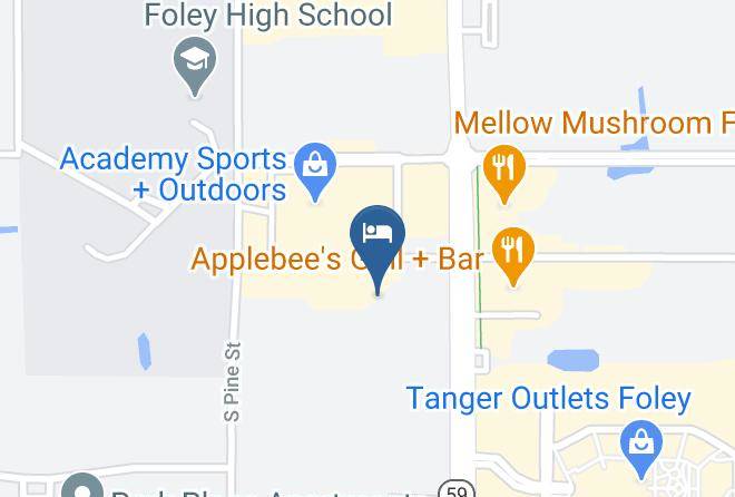 Baldwin - Comfort Suites Foley North Gulf Shores Maps