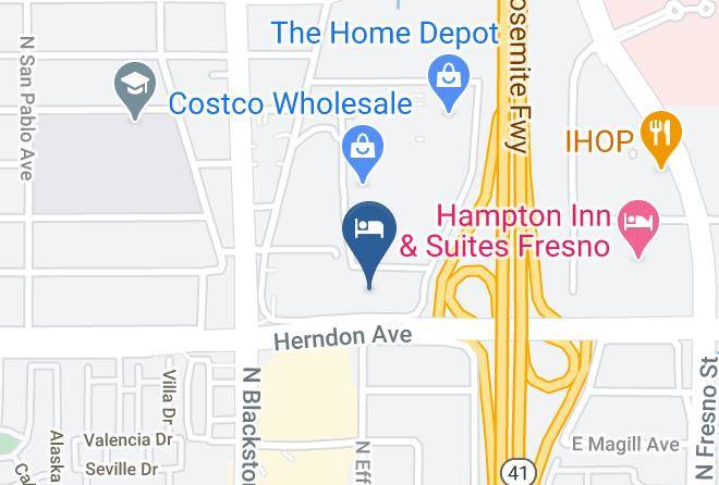 Fresno - Comfort Suites Fresno River Park Maps