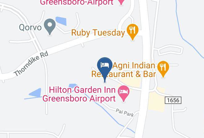 Guilford - Comfort Suites Greensboro Airport Maps