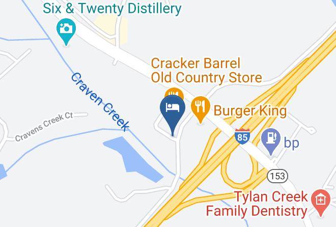 Anderson - Comfort Suites Greenville South Maps