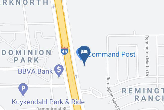 Comfort Suites Houston I 45 North Map