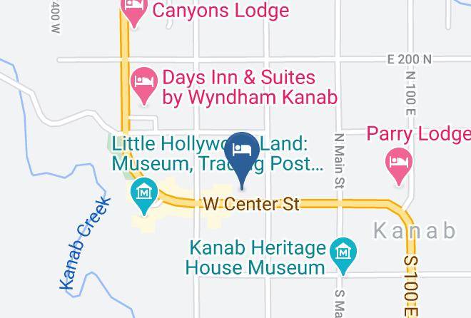 Kane - Comfort Suites Kanab National Park Area Maps