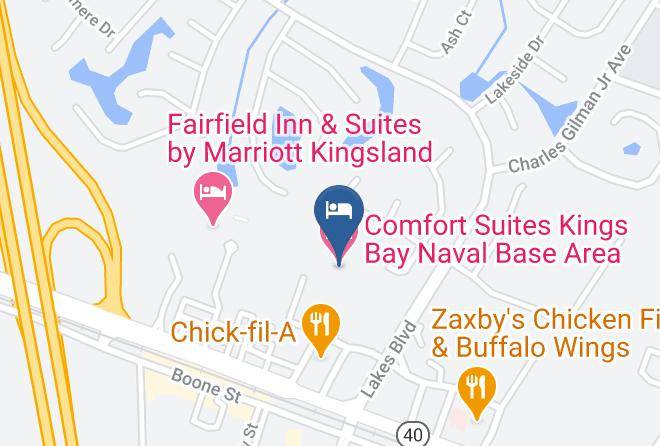 Camden - Comfort Suites Kings Bay Naval Base Area Maps