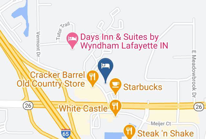 Tippecanoe - Comfort Suites Lafayette University Area Maps