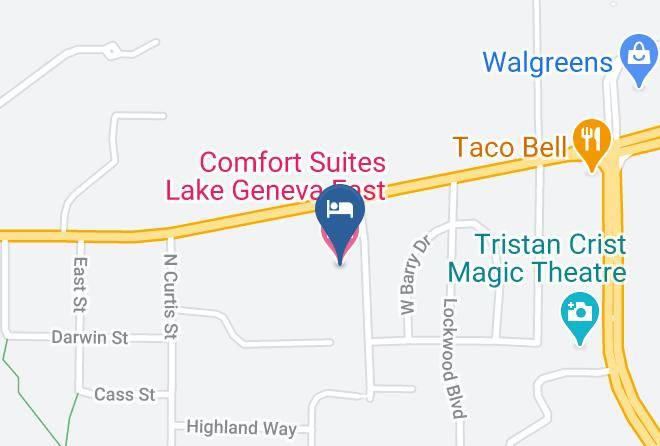 Walworth - Comfort Suites Lake Geneva East Maps
