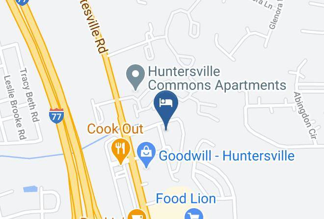 Mecklenburg - Comfort Suites Lake Norman Huntersville Maps