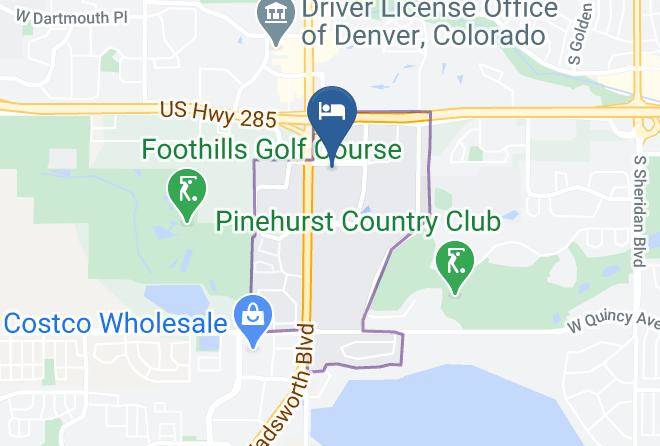 Jefferson - Comfort Suites Lakewood Denver Maps