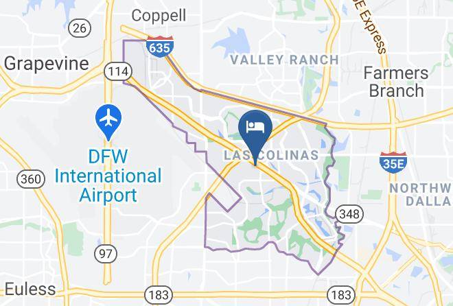 Dallas - Comfort Suites Las Colinas Center Maps