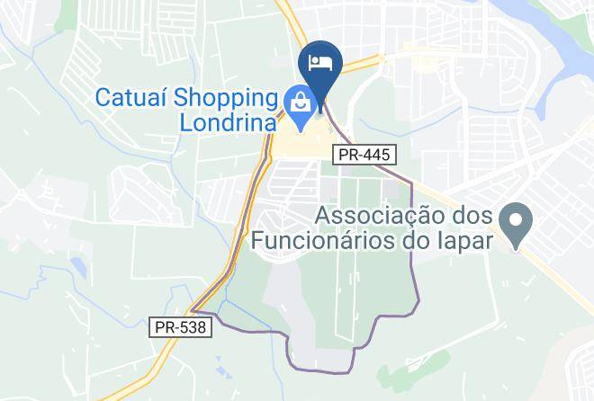 Comfort Suites Londrina Map