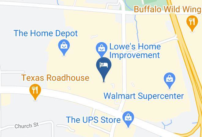 Comfort Suites Longview North Map