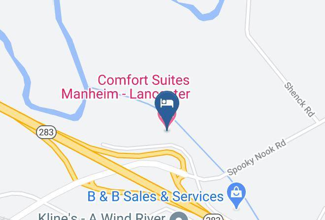 Lancaster - Comfort Suites Manheim Lancaster Maps