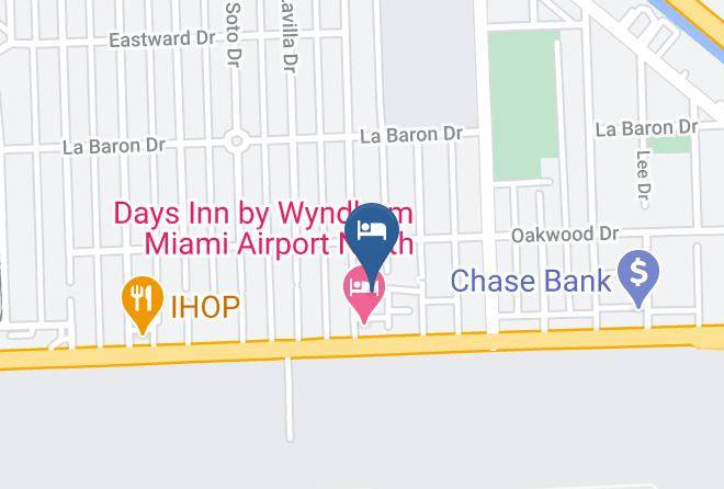 Miami Dade - Comfort Suites Miami Airport North Maps