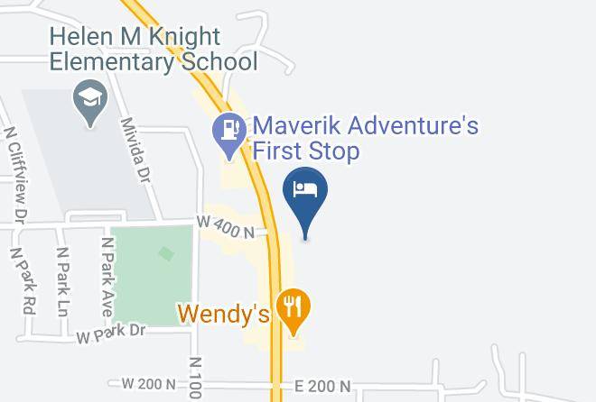 Comfort Suites Moab Near Arches National Park Map