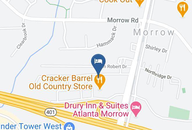 Clayton - Comfort Suites Morrow Atlanta South Maps