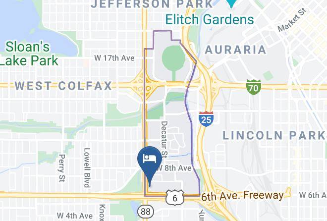 Denver - Comfort Suites Near Denver Downtown Maps