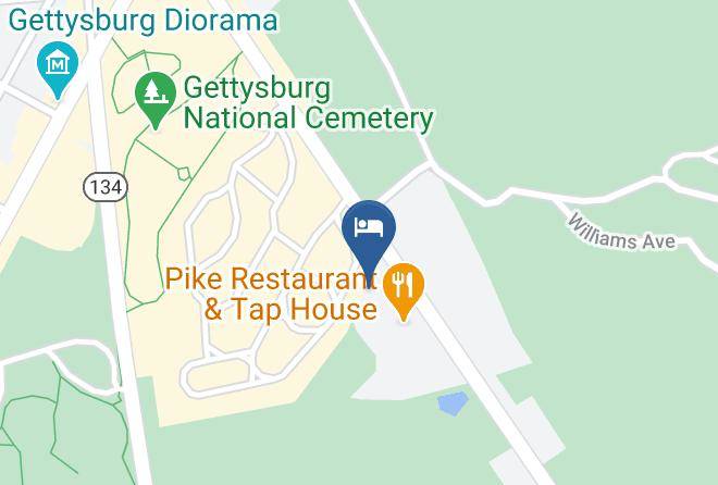 Adams - Comfort Suites Near Gettysburg Battlefield Visitor Center Maps
