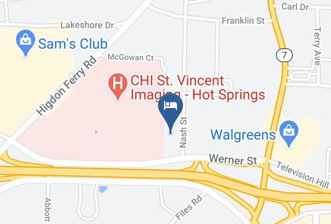 Garland - Comfort Suites Near Hot Springs Park Maps