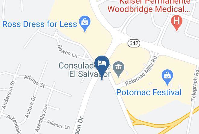 Prince William - Comfort Suites Near Potomac Mills Maps