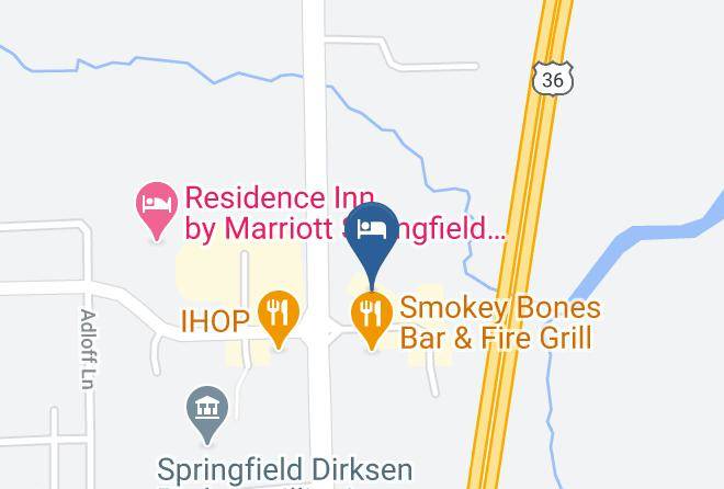 Sangamon - Comfort Suites Near Route 66 Maps